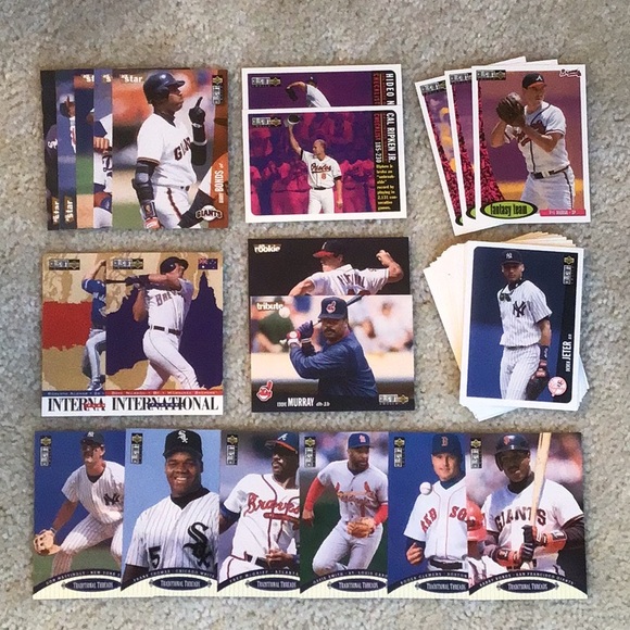 Vintage 1995 Upper Deck MLB Baseball Trading Cards, Lot of 46 Cards - Picture 16 of 16